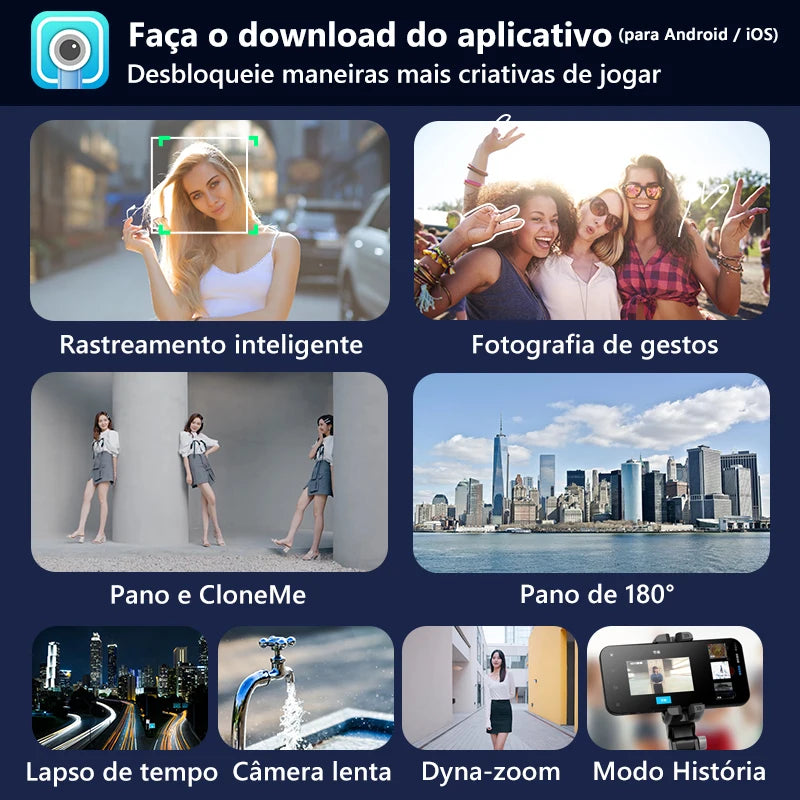 AXNEN Q18 Gimbal para Celular com Tripé - Zert