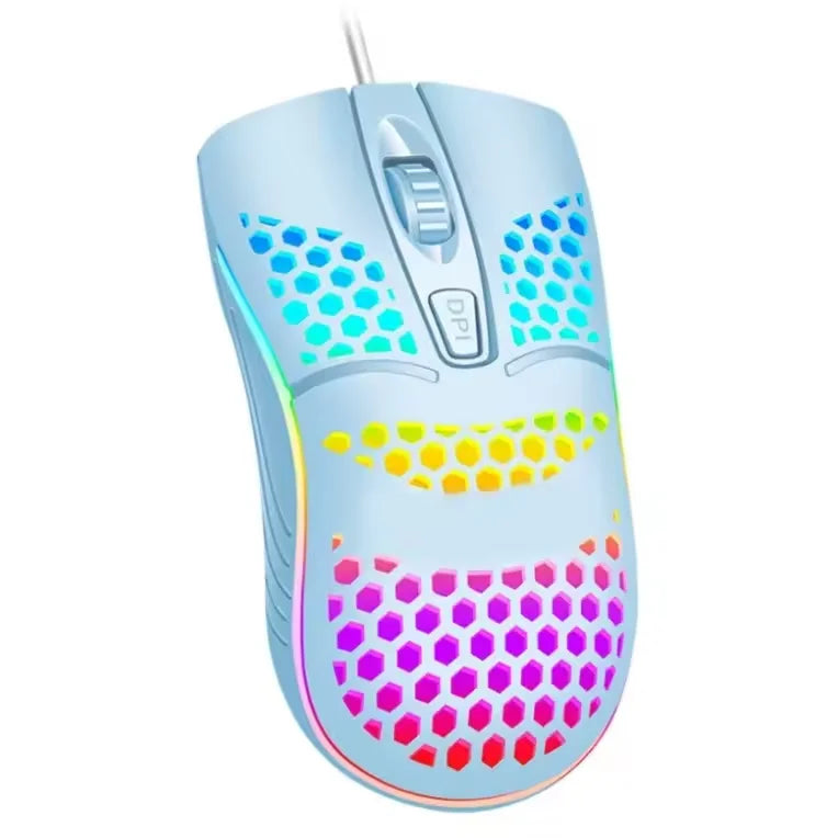 Mouse USB com LED RGB - Zert
