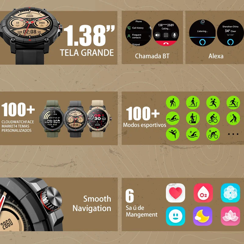 Smart Watch MASX Oasis X 2025 – Zert