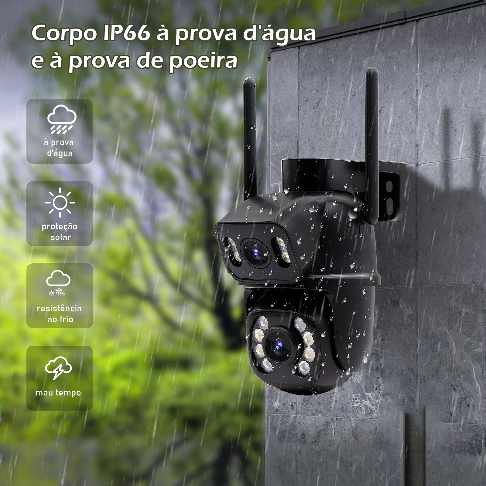 Câmera de Segurança 4K Wi-Fi COIBEU 360° - Zert