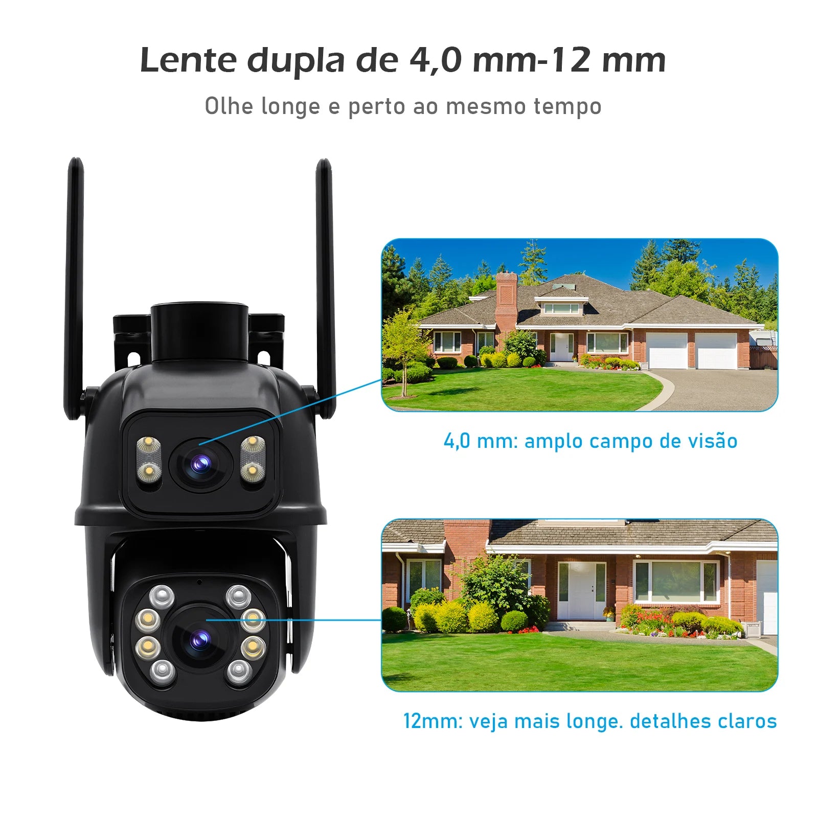 Câmera de Segurança 4K Wi-Fi COIBEU 360° - Zert