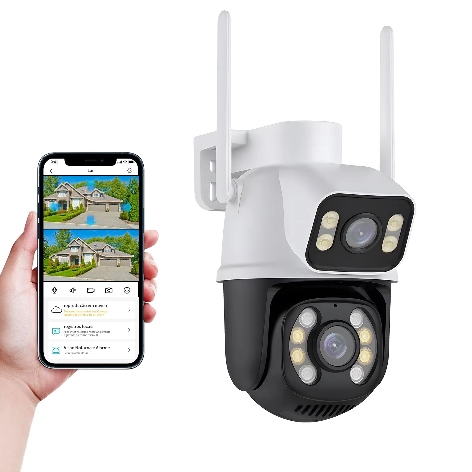Câmera de Segurança 4K Wi-Fi COIBEU 360° - Zert