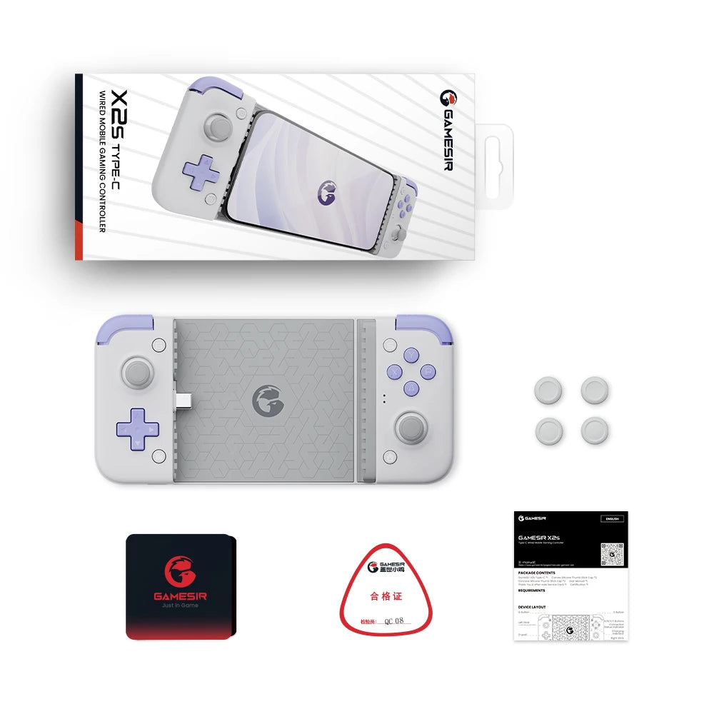GameSir X2s – Controle Móvel com Hall Effect - Zert
