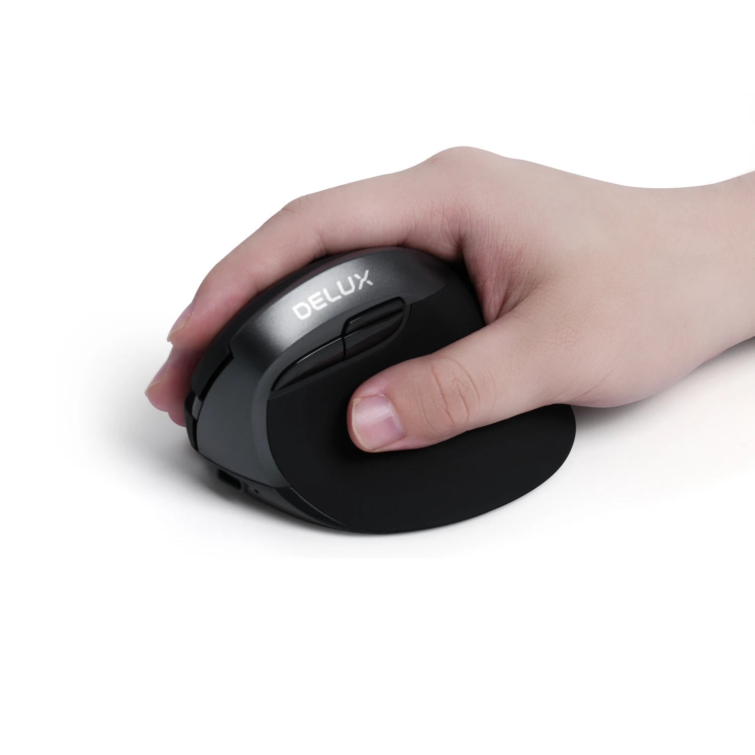 Mouse Vertical Ergonômico Delux M618Mini - Zert