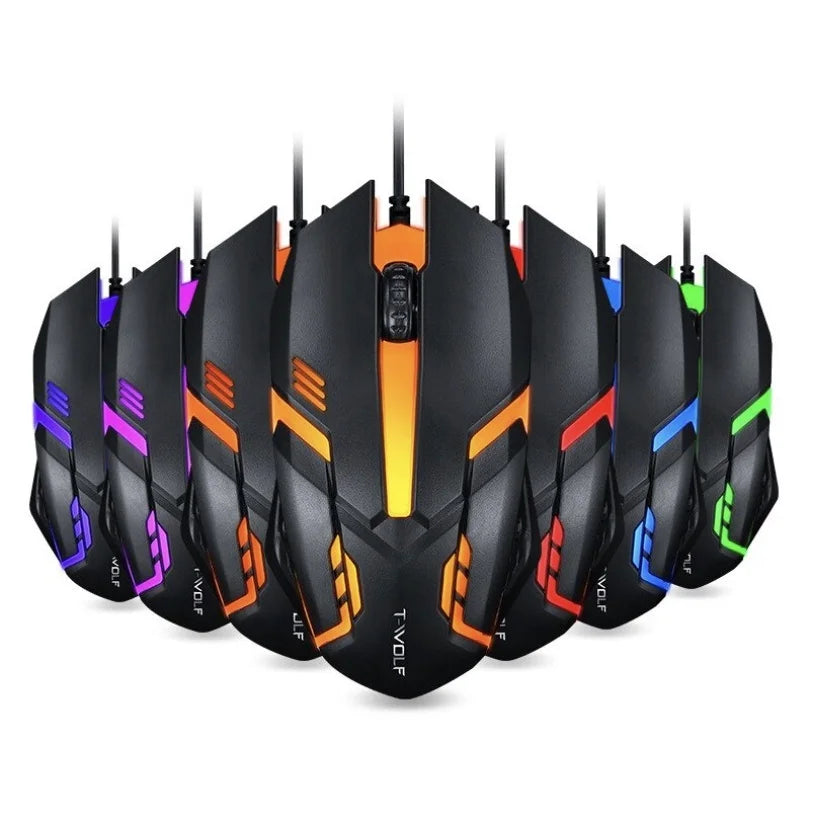 Mouse com Fio Gamer 3000 DPI - Zert