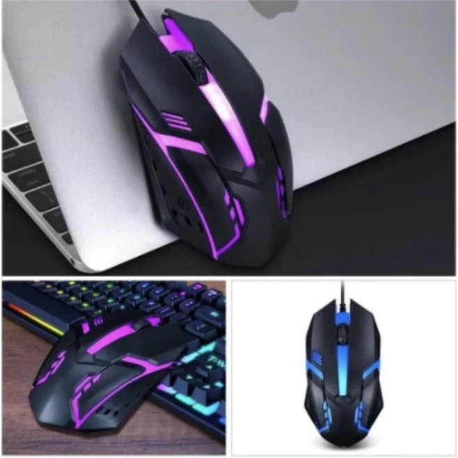 Mouse com Fio Gamer 3000 DPI - Zert