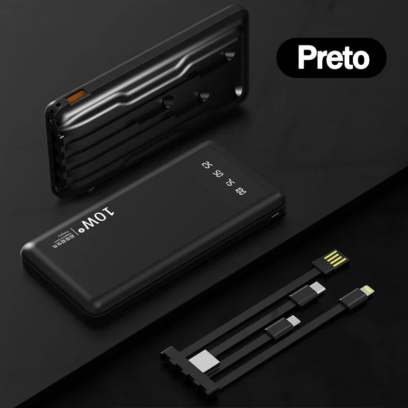 Power Bank BETTDOW 4 em 1 10000mAh com LED - Zert