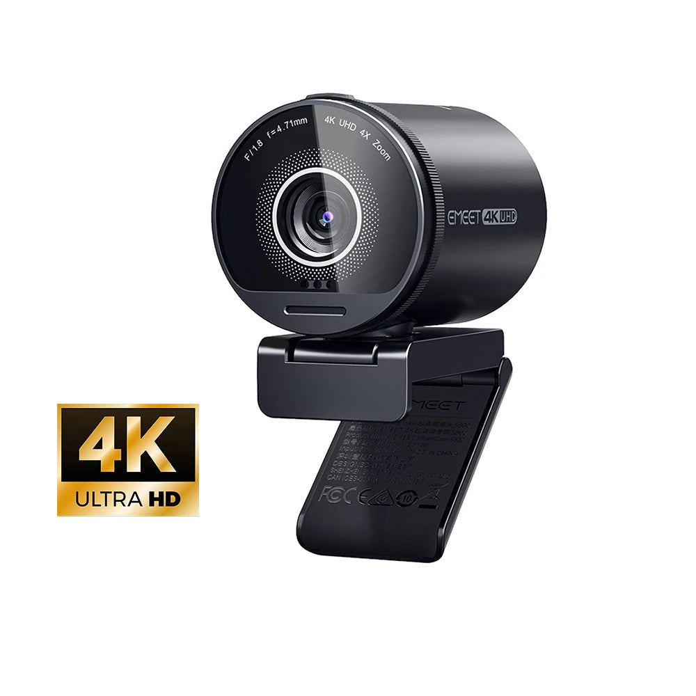 Webcam EMEET S800 4K UHD com HDR e Microfone - Zert